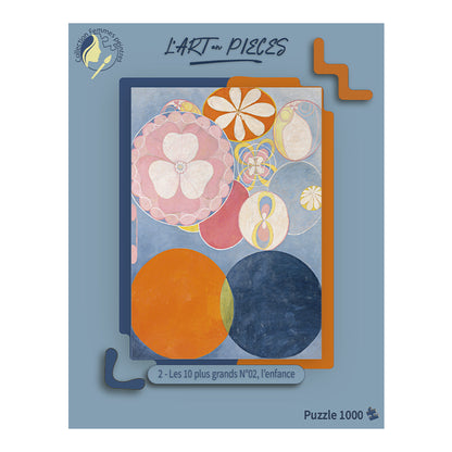 2 -  Les 10 plus grands N°02 L’enfance, AF KLINT - Puzzle 1000 pièces