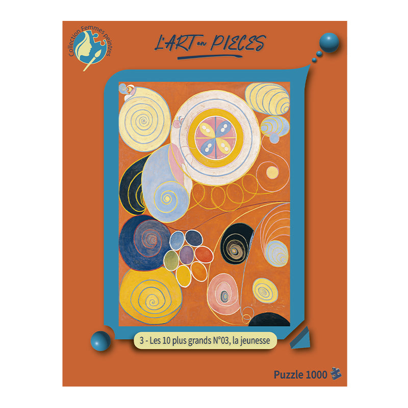 3 - Les 10 plus grands N°03 La jeunesse, AF KLINT - Puzzle 1000 pièces