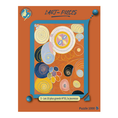 3 - Les 10 plus grands N°03 La jeunesse, AF KLINT - Puzzle 1000 pièces