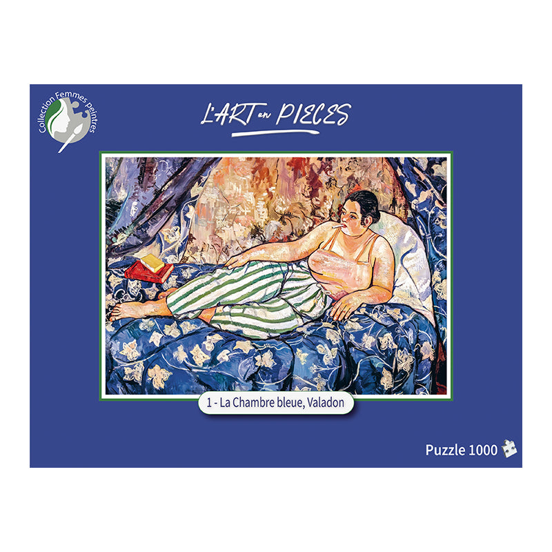 1 - La chambre bleue - Suzanne Valadon - Puzzle 1000 pièces