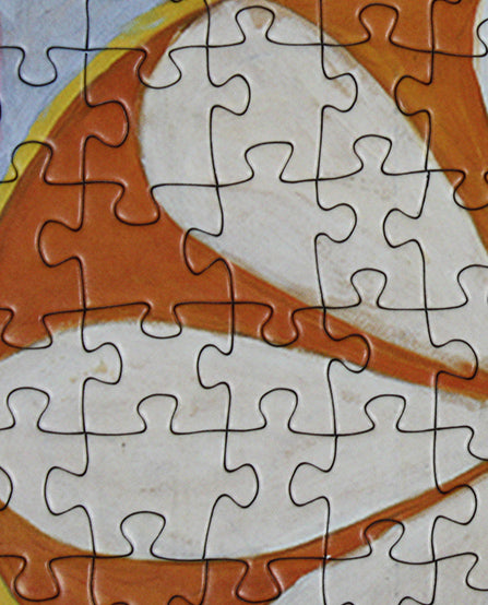 Détail des pièces du puzzle Hilma af Klint L’enfance