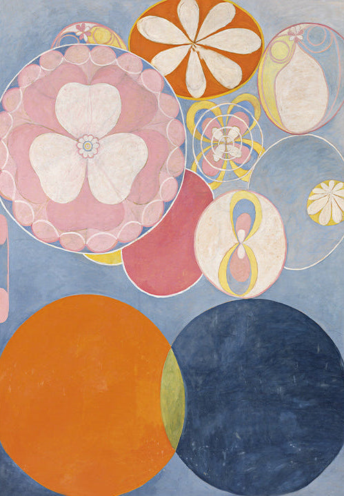 Reproduction de L’enfance par Hilma af Klint en puzzle