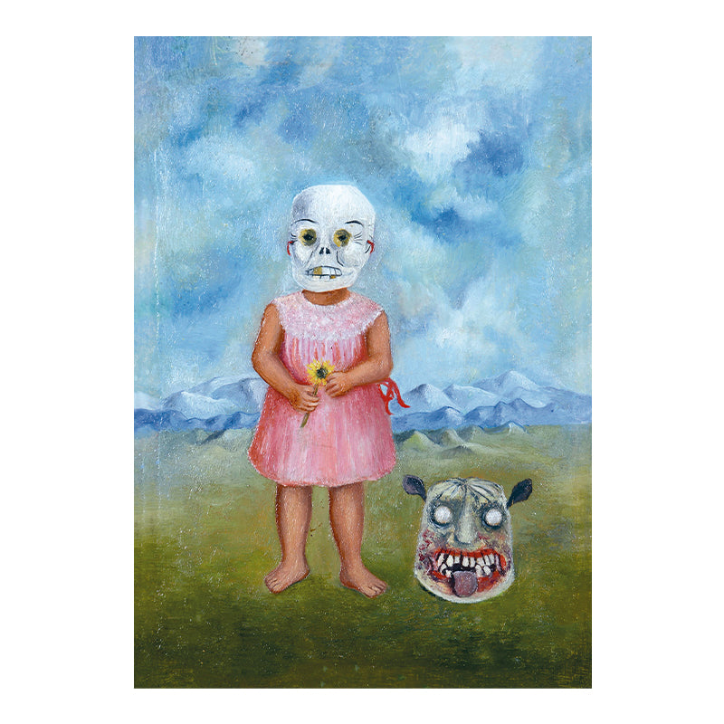 L'enfant au masque funéraire - Frida Kahlo tableau