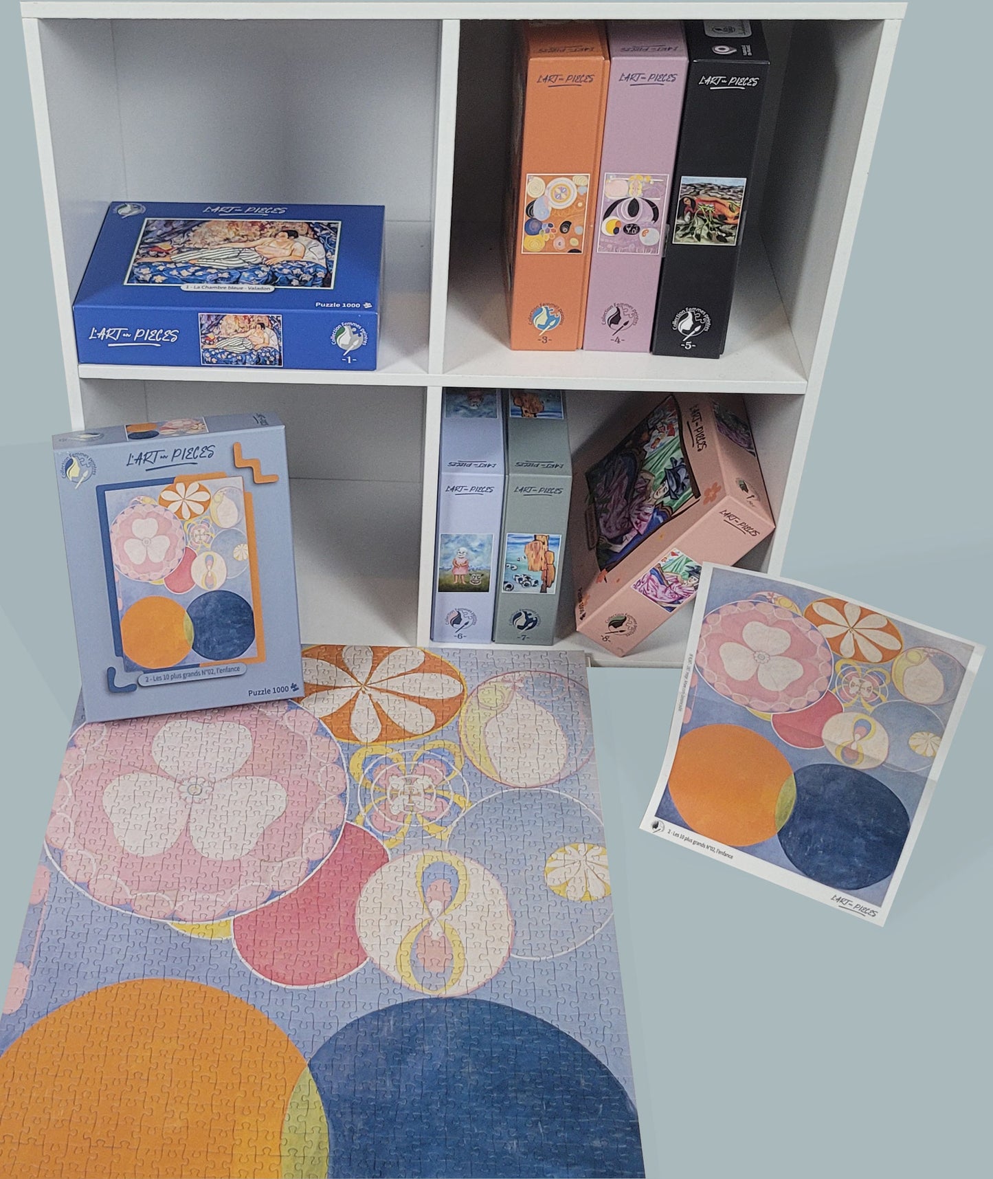 2 -  Les 10 plus grands N°02 L’enfance, AF KLINT - Puzzle 1000 pièces