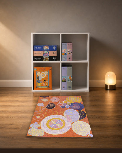 Puzzle d’art La jeunesse de Hilma af Klint dans une bibliothèque