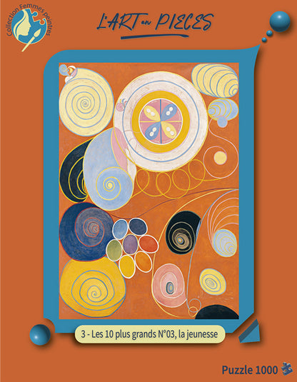 Boîte officielle du puzzle La jeunesse - Hilma af Klint