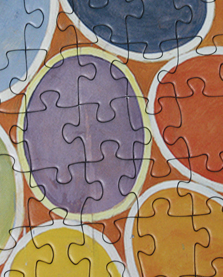 Détail des pièces du puzzle Hilma af Klint La jeunesse