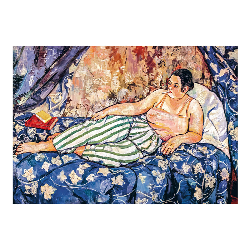 La chambre bleue - Suzanne Valadon tableau