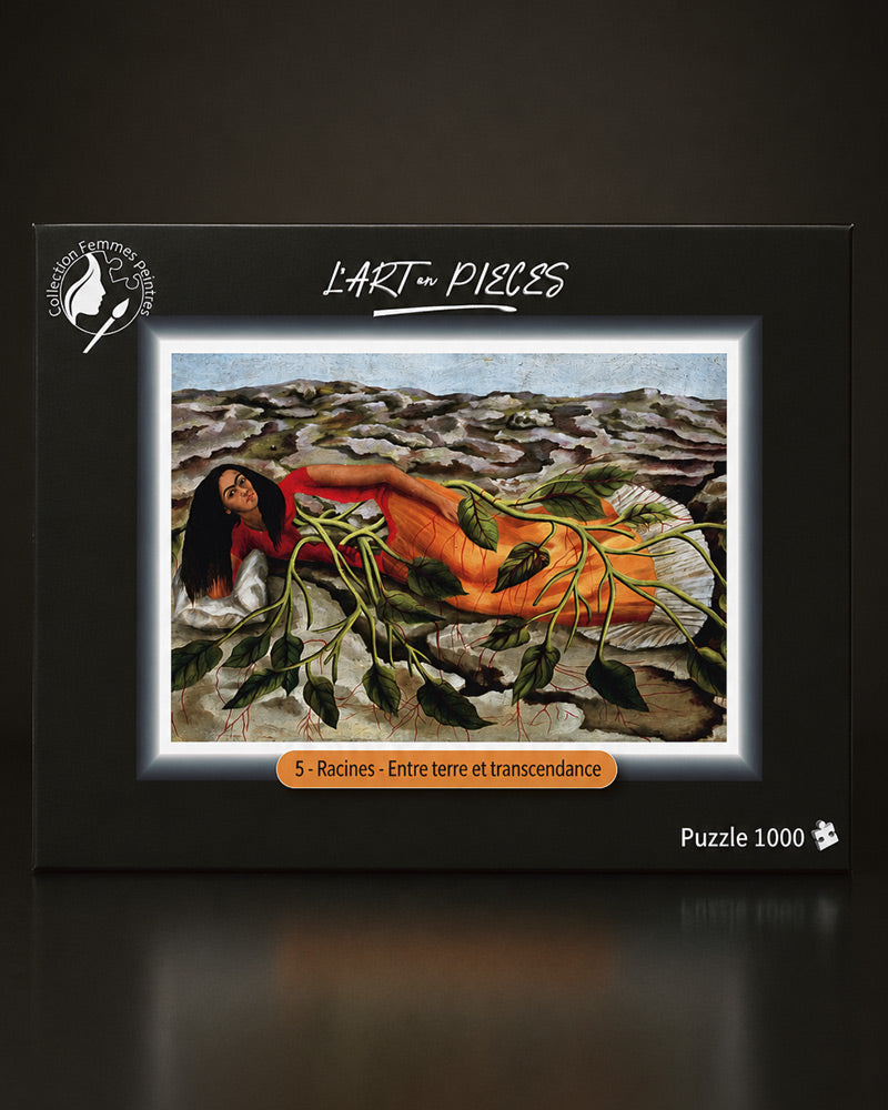 Boîte officielle du puzzle racines - Frida Kahlo