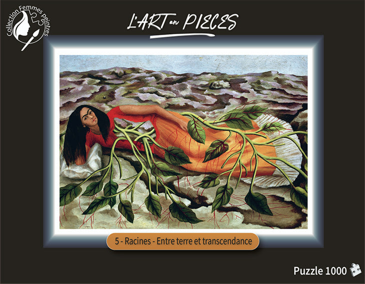 Boîte officielle du puzzle racines - Frida Kahlo
