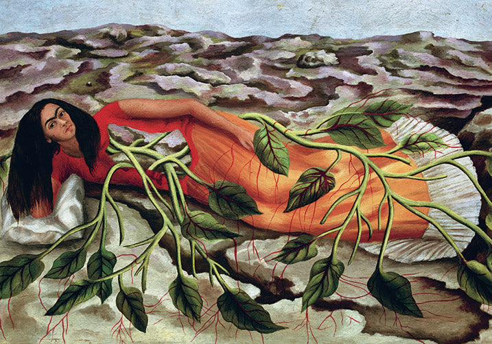Reproduction de racines par Frida Kahlo en puzzle