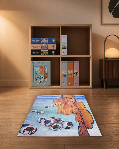 Puzzle d’art le reste de la nuit de Toyen dans une bibliothèque