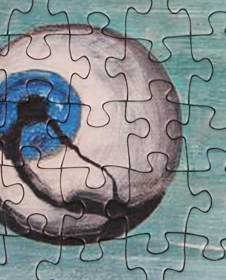 Détail des pièces du puzzle Toyen le reste de la nuit