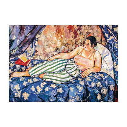1 - La chambre bleue,  Suzanne Valadon - Puzzle 1000 pièces
