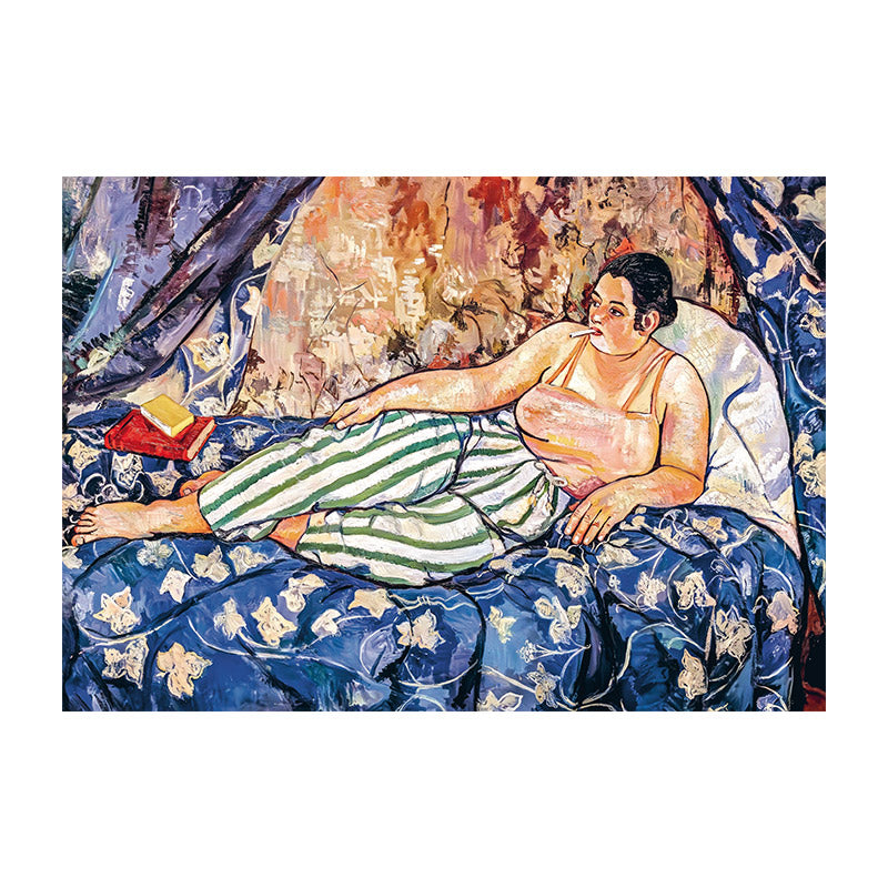 1 - La chambre bleue,  Suzanne Valadon - Puzzle 1000 pièces