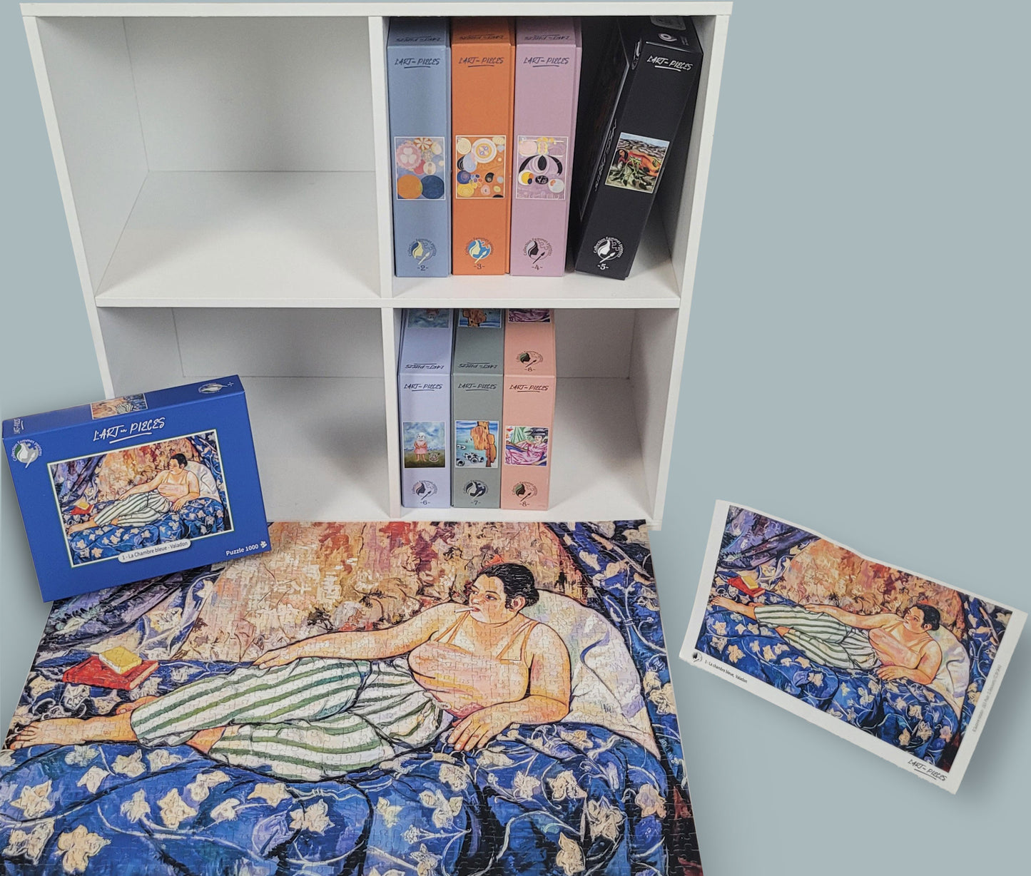 1 - La chambre bleue,  Suzanne Valadon - Puzzle 1000 pièces